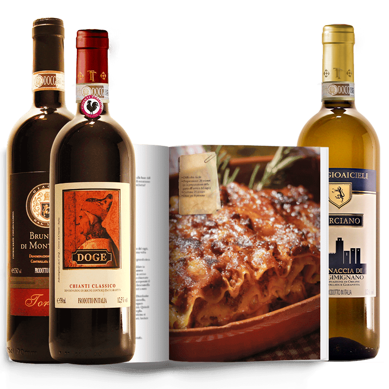 Cookbook & Wine Kit